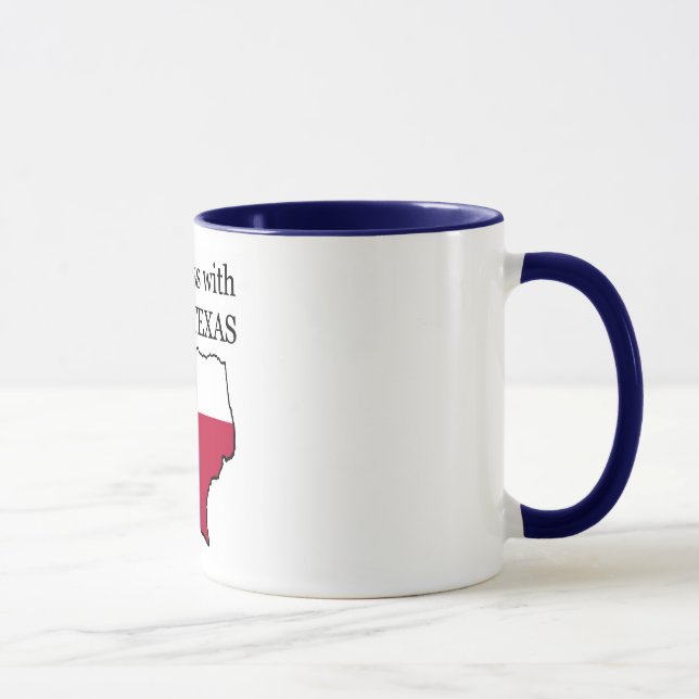 Mess with Texas- mug (Right)