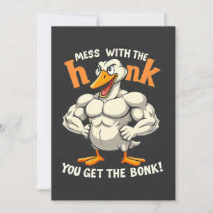 Mess With The Honk You Get The Bonk Fitness Save The Date