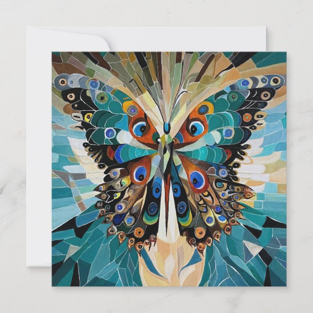 Message from the Butterfly: Flat Card Design (Front)