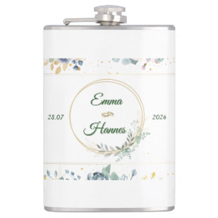 Message in a Bottle Hip Flask
