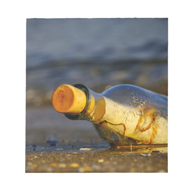 Message In A Bottle Notepad (Front)