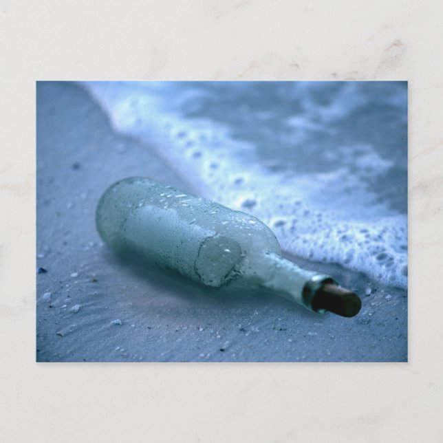 Message in a Bottle Postcard (Front)