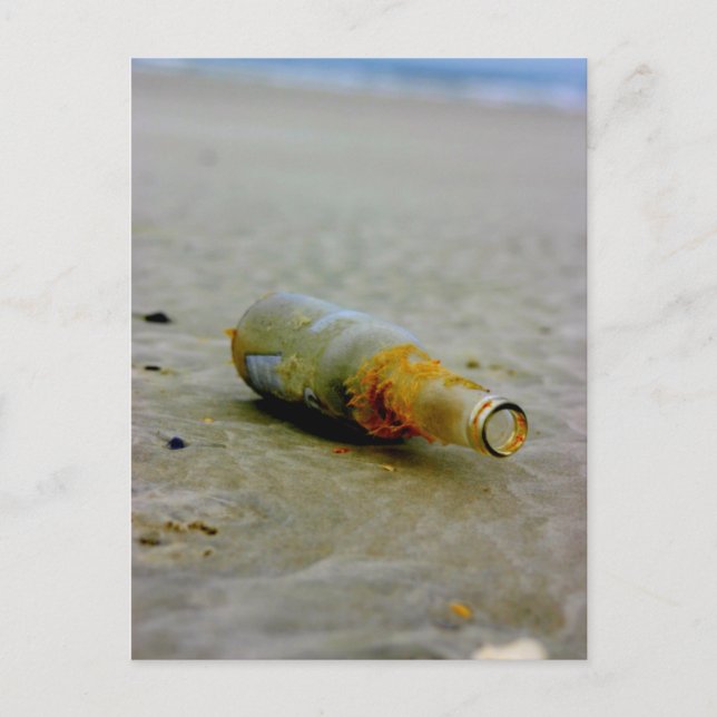 Message In A Bottle Postcard (Front)