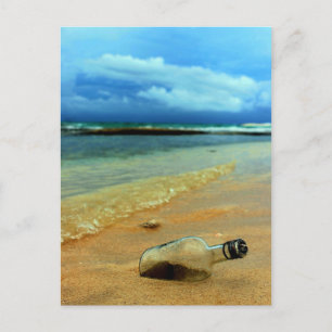 Message In A Bottle Postcard