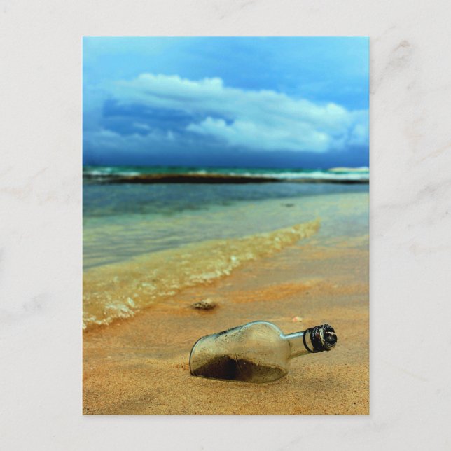 Message In A Bottle Postcard (Front)
