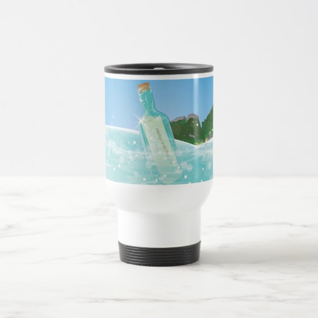 Message in a bottle travel mug (Center)
