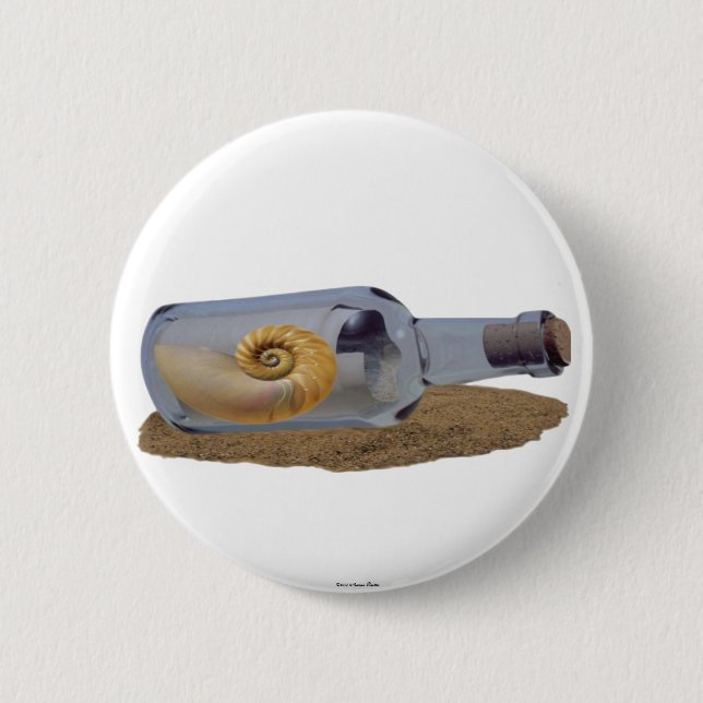 Message In The Bottle Button (Front)