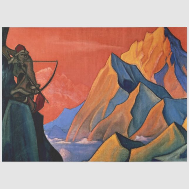 “Message of Shambala” by Nicholas Roerich Tissue Paper (Front)