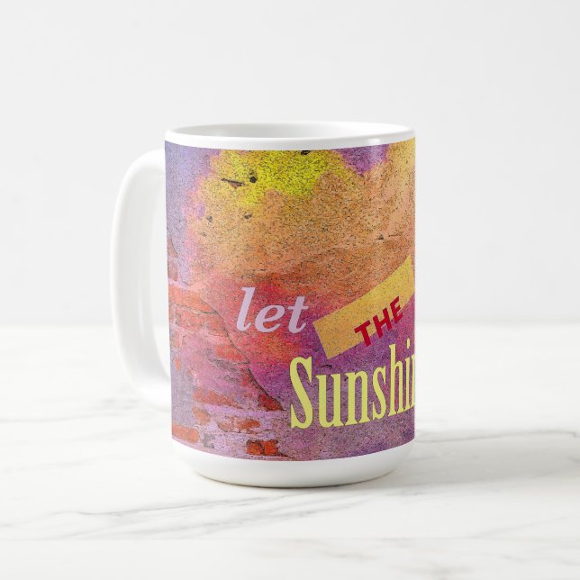 Message on a Wall Coffee Mug (Front Left)