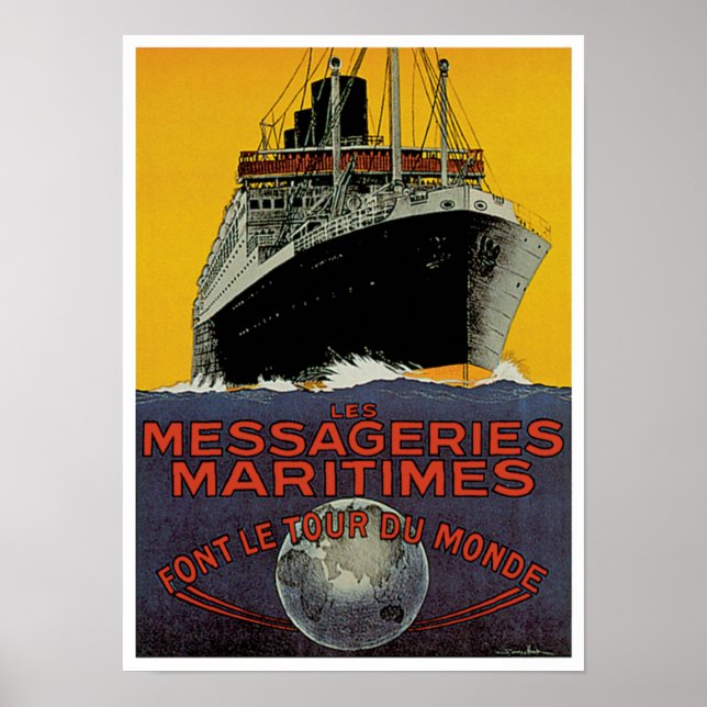 Messageries Maritimes Poster (Front)
