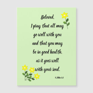 Messages for Beloved Magnetic Card