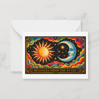 Messages From The Stars - Design 1 Card