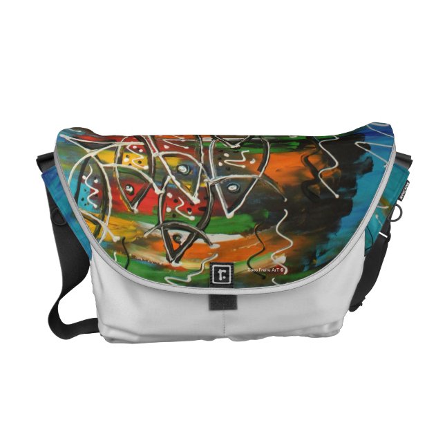 Messenger Bag - Pisces by Soco Freire (Front)