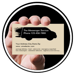 Messenger Courier Service Business Card