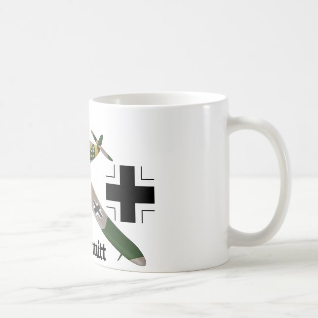 Messerschmitt Bf 109 Luftwaffe Coffee Mug (Right)