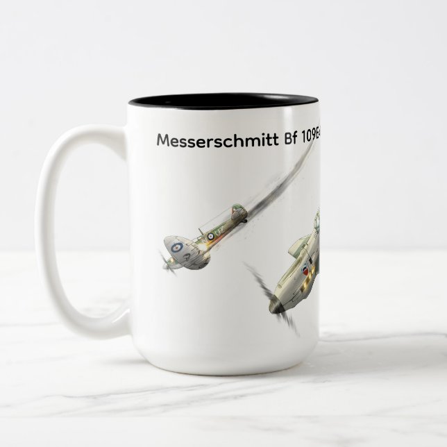 Messerschmitt BF 109E4 mug (Left)
