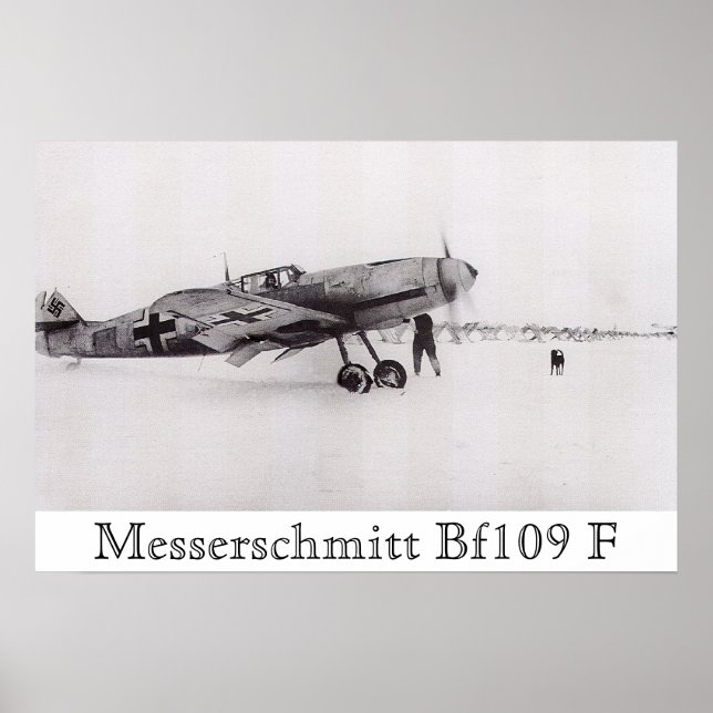 Messerschmitt Bf-109F Poster (Front)