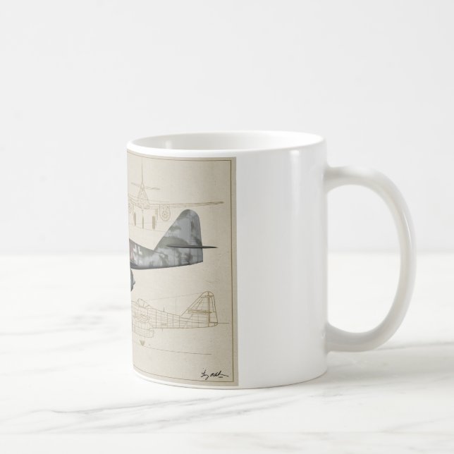 Messerschmitt Me-262 Swallow Coffee Mug (Right)