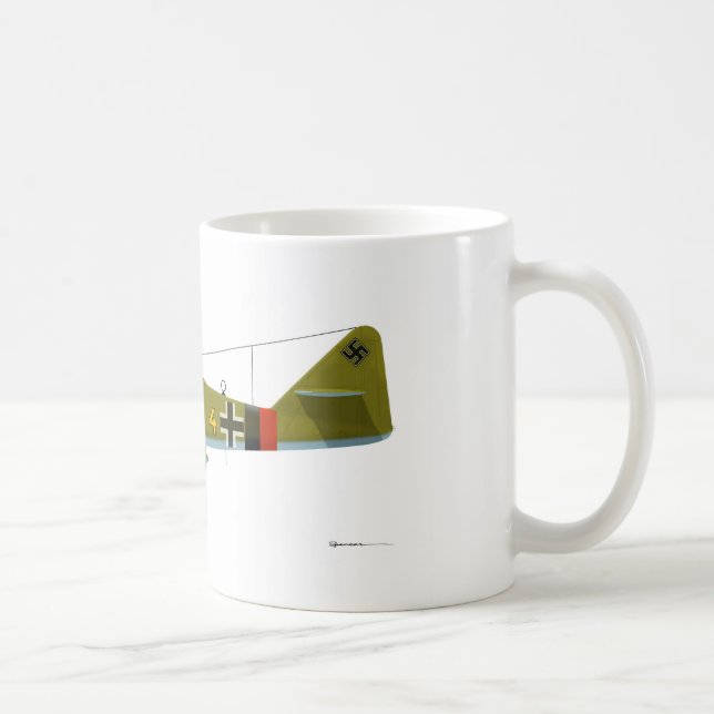 Messerschmitt Me-262 Swallow Coffee Mug (Right)