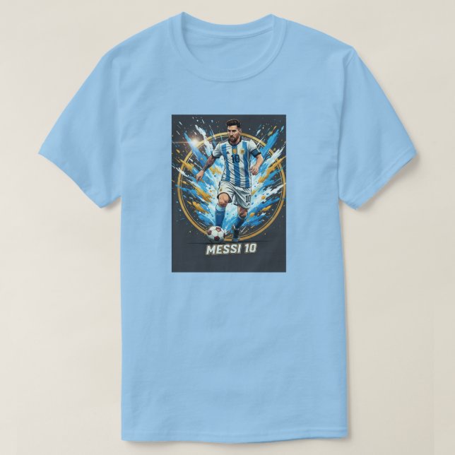 Messi Inspired Graphic T-Shirt (Design Front)