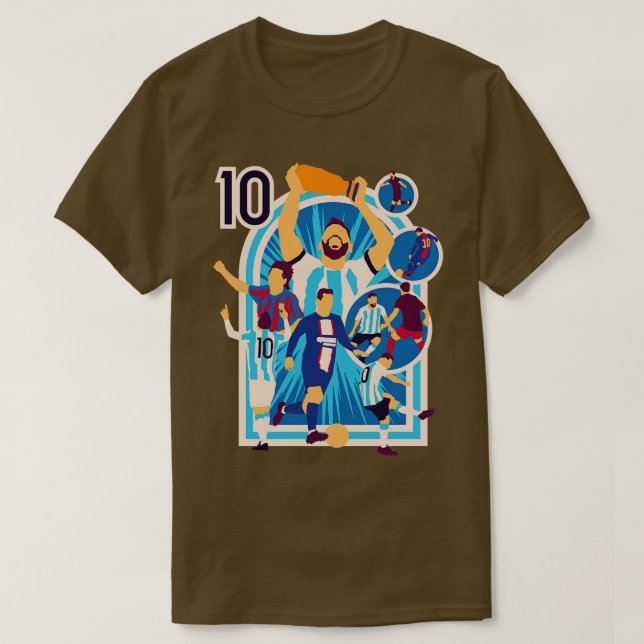 Messi The Goat T-Shirt (Design Front)