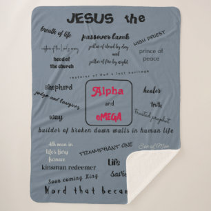 Messiah series Sherpa Blanket
