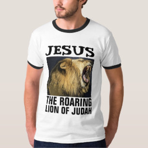 Messianic Jewish T-shirts, ROARING LION OF JUDAH T-Shirt