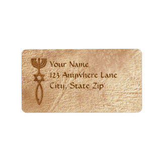 Messianic Seal Aged - Address Labels