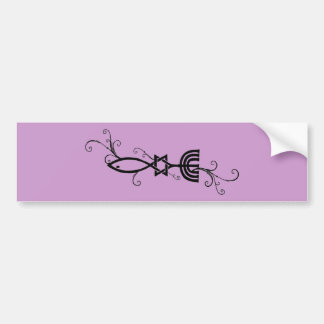 Messianic Symbol Bumper Sticker