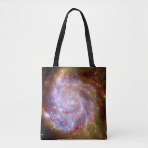 Messier 101 Spiral Galaxy - Hubble Telescope Photo Tote Bag