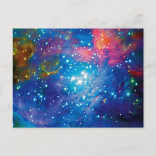 Messier 42 Orion Nebula Infrared ESO Space Photo Postcard