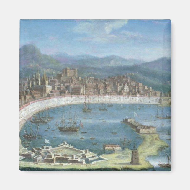 Messina - a Panoramic View of the Port Magnet (Front)