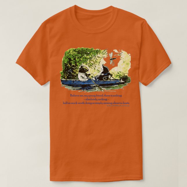Messing About in Boats T-Shirt (Design Front)