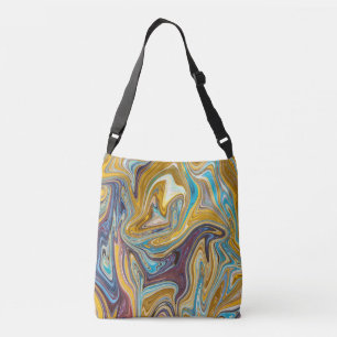 Messy Abstract Painting Best abstract art Crossbody Bag