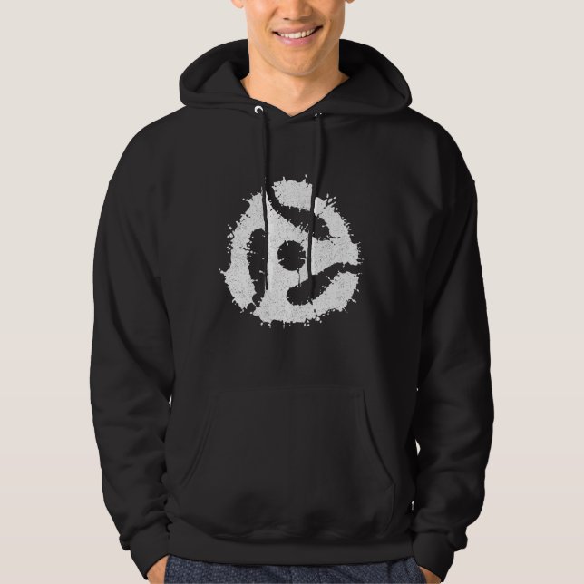 Messy B/W 45 Insert Hoodie (Front)