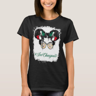 Messy Bun Glasses Tia Chingona Mexico Aunt Mexican T-Shirt