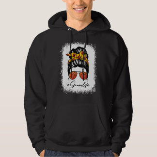 Messy Bun Grams Life Basketball Mother's Day Hoodie