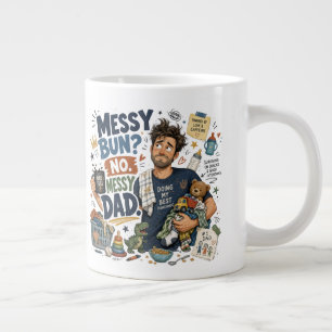Messy Bun Large Coffee Mug