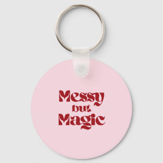 messy but magic key ring
