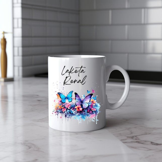Messy Butterfly Watercolor Mug (Creator Uploaded)