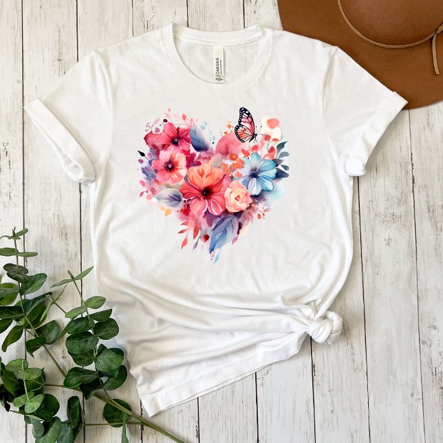 Messy Butterfly Watercolor T-shirt (Creator Uploaded)