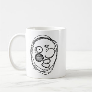 Messy guy coffee mug