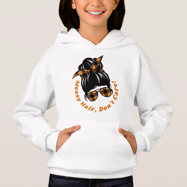 Messy Hair, Don't Care Sweatshirt (Front)