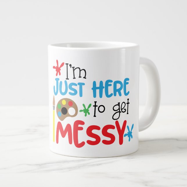 Messy - Jumbo Mug (Front Right)
