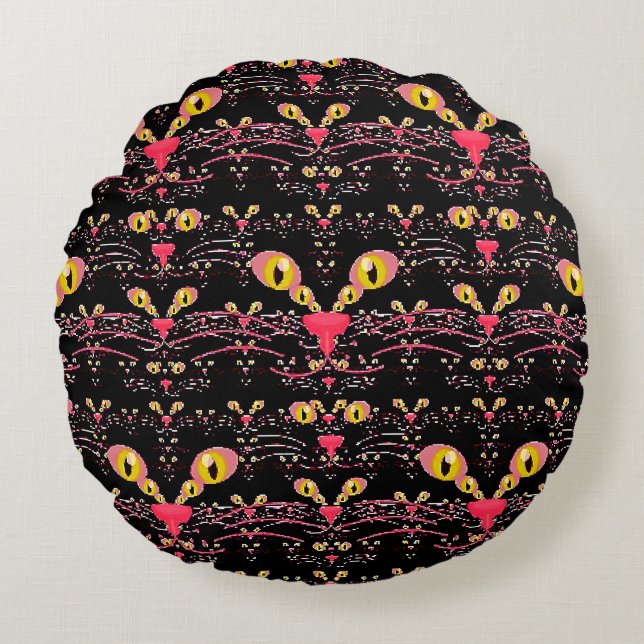 Messy mealtimes meet high-end design round cushion (Front)