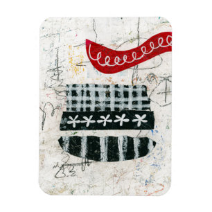 Messy Sunday Refrigerator Magnet