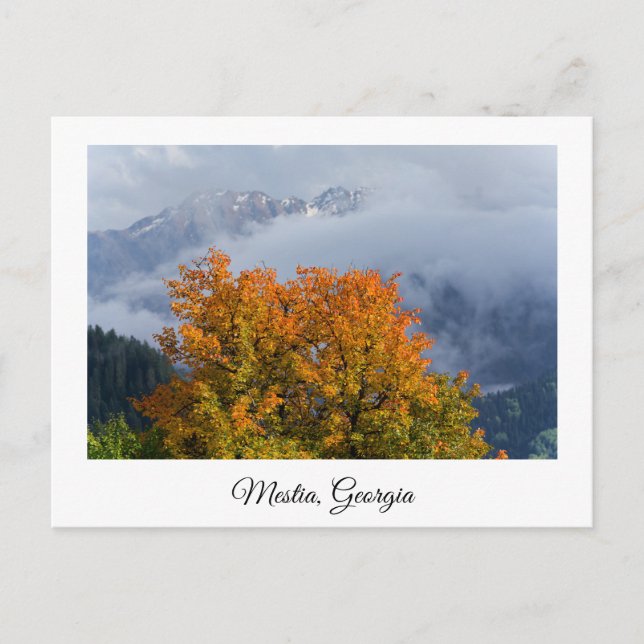 Mestia Georgia postcard (Front)