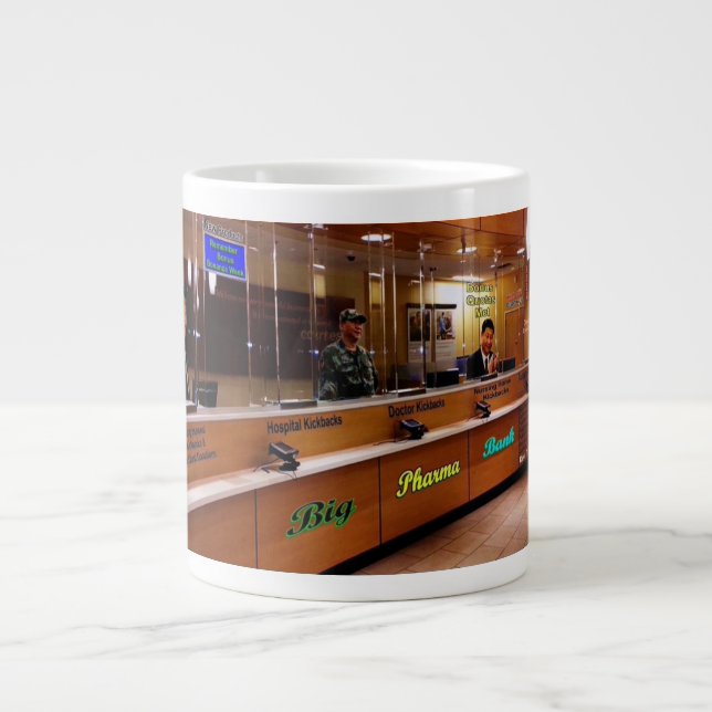 Met our quota large coffee mug (Front)