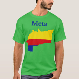 Meta Department Map Colombia T-Shirt