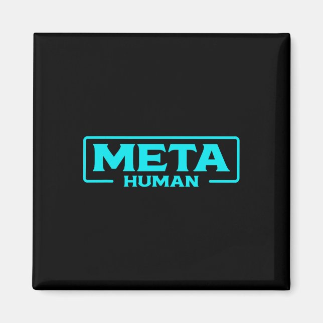 Meta Human Metaverse Vr Virtual Reality Gamer  Magnet (Front)